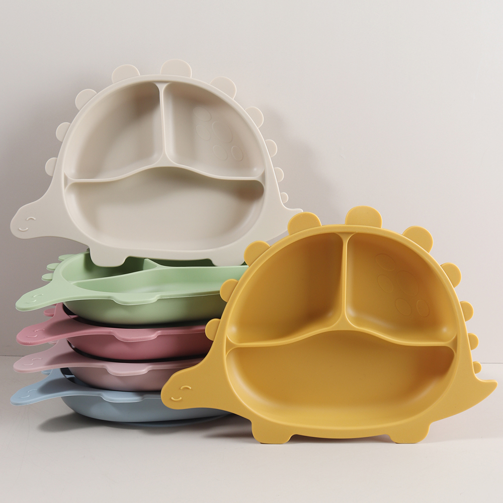 Baby Led Weaning Set - Plato de silicona con ventosa para