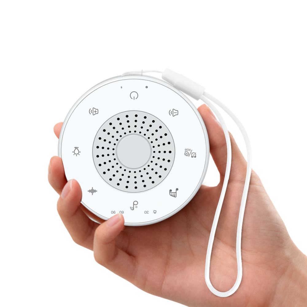 White Noise Machine Baby - Monitor blanco del bebé del temporizador