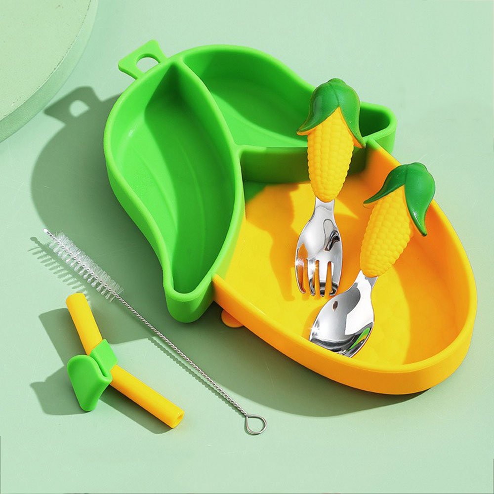 Baby Led Weaning Set - Juego de Platos de Silicona con