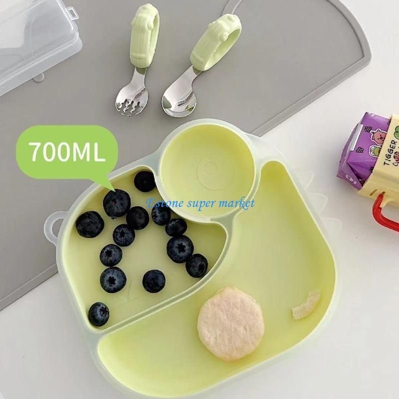 Baby Led Weaning Set - 090B Juego completo comedor silicona para