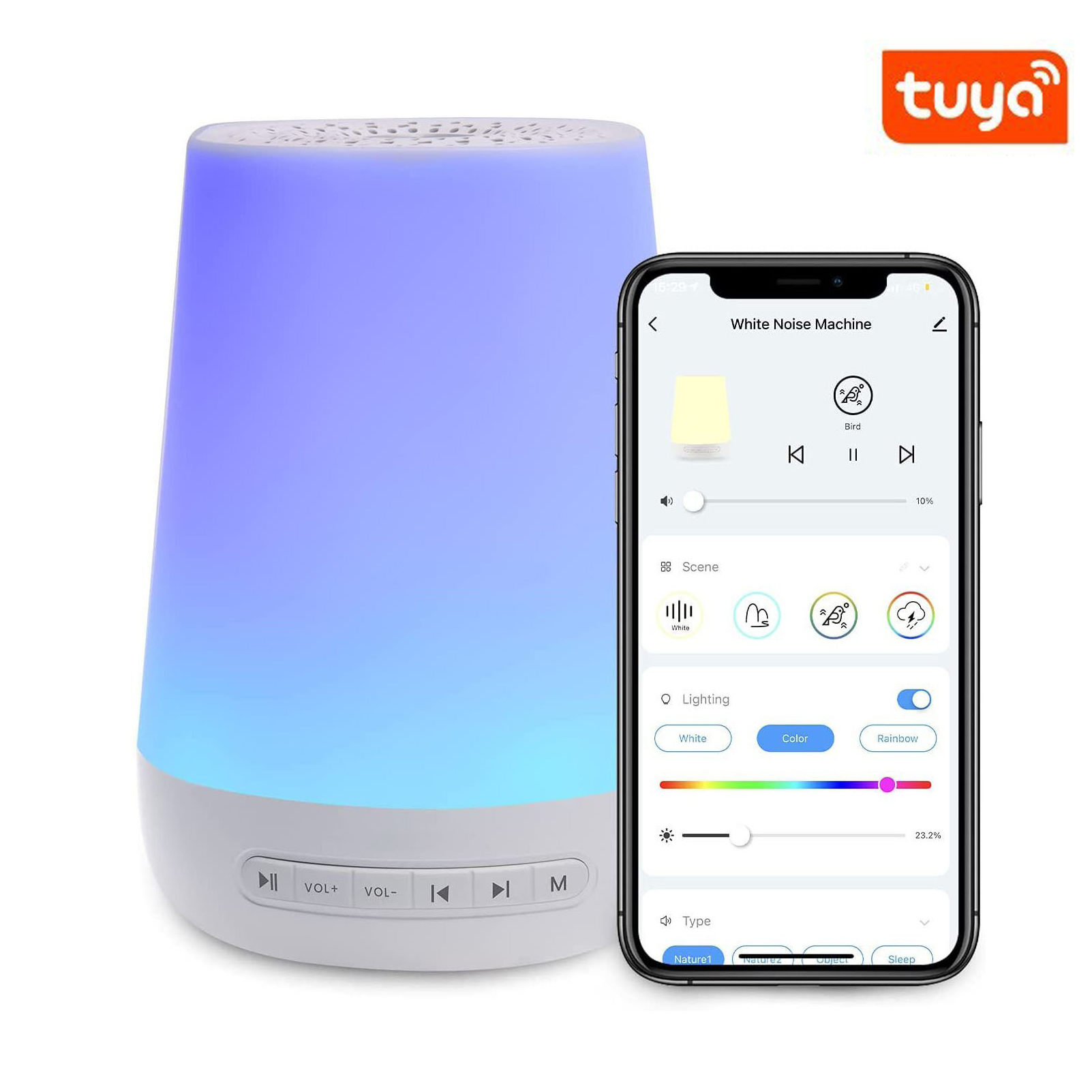 White Noise Machine Baby - Máquina de sonido de ruido blanco,