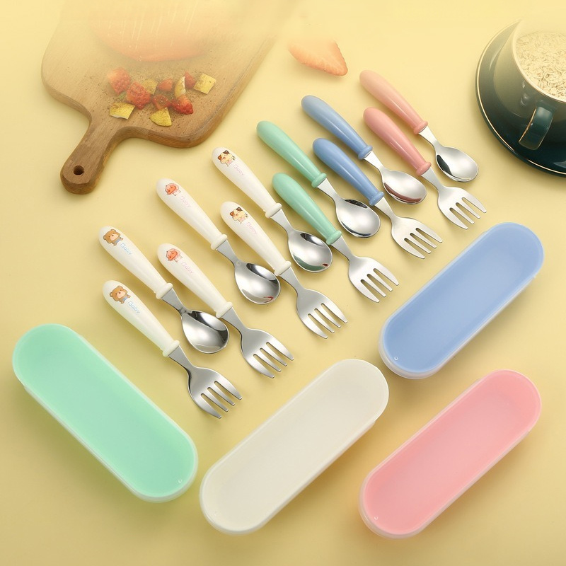 Baby Led Weaning Set - Juego de utensilios para niños de