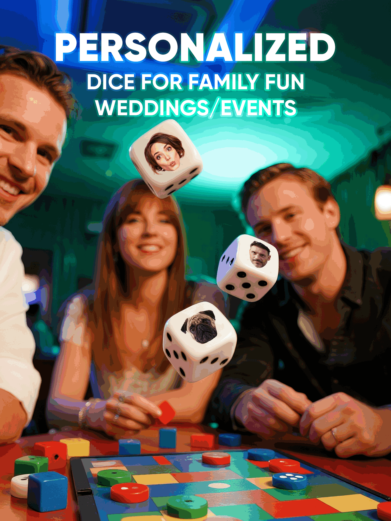 Dados Personalizados con Caras - Baby Products Gift reseña y precio