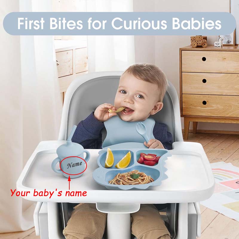 Vajilla de silicona para bebé, - Baby Led Weaning Set reseña y precio