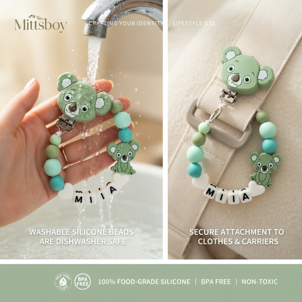 Clip de silicona para chupete  - Baby Products Nipples reseña y precio
