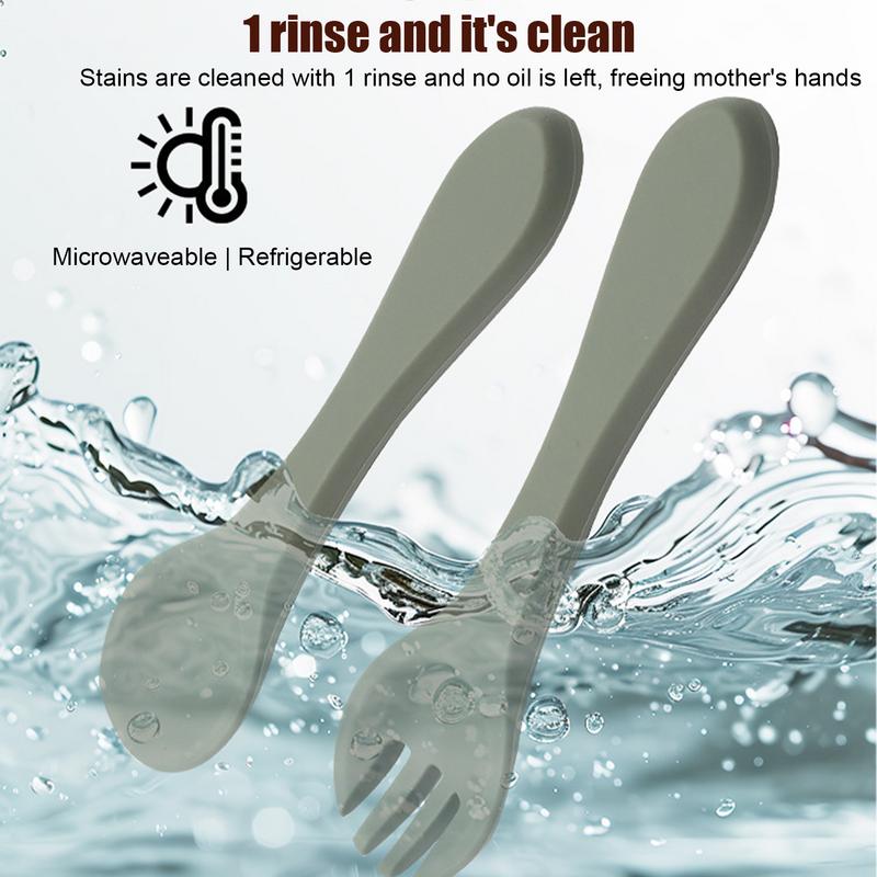 Utensilios para comer para niñ - Baby Led Weaning Set reseña y precio