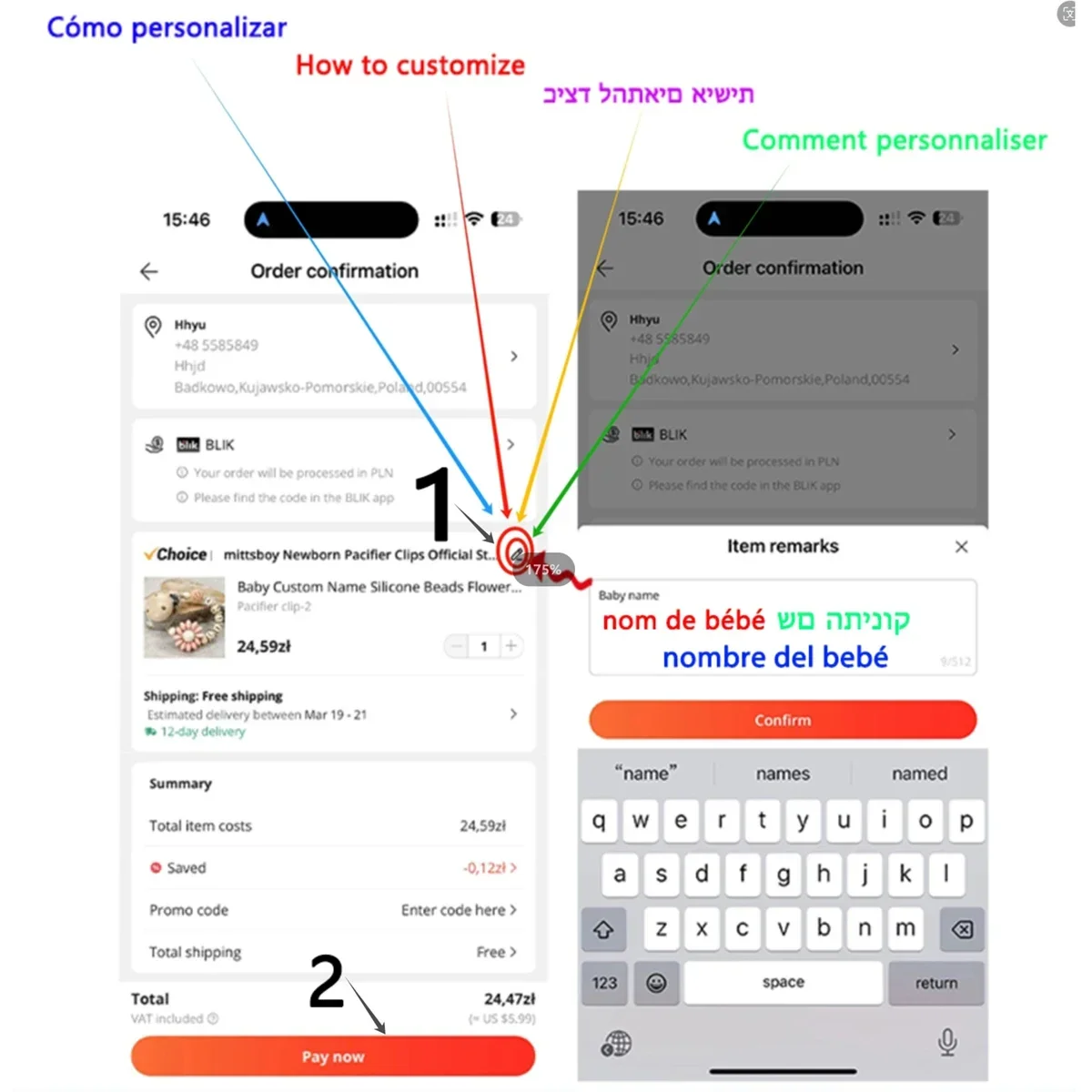 Clip para Chupete de Bebé con  - Baby Products Nipples reseña y precio
